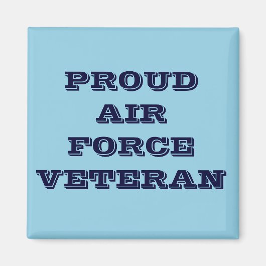Magnet Proud Air Force Veteran (Vorne)