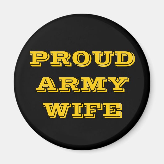 Magnet Proud Army-Ehefrau (Vorne)