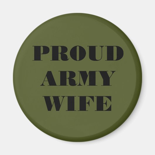 Magnet Proud Army-Ehefrau (Vorne)