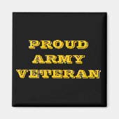Magnet Proud Army Veteran (Vorne)