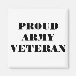 Magnet Proud Army Veteran