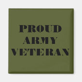 Magnet Proud Army Veteran (Vorne)