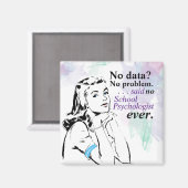 Magnet Psychologie Spaß (Vorderseite/Rückseite)