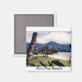Magnet-Pu'u Poa Beach Magnet (Vorderseite/Rückseite)