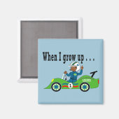 Magnet Race Car Driver (Vorderseite/Rückseite)