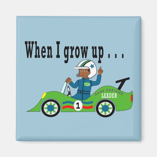 Magnet Race Car Driver (Vorne)