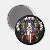 Magnet "Rainbow of Bones" (Vorderseite/Rückseite)