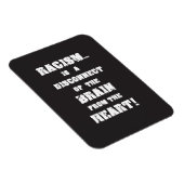 Magnet "Rassismus das Gehirn vom Herzen trennen" (Rechte Seite)