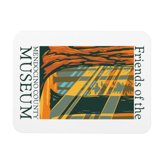 Magnet-rechteckiges Logo Magnet (Horizontal)