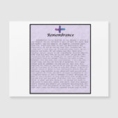 Magnet-Rememberance Magnetkarte (Vorderseite)