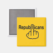 Magnet-Republikaner Drehte Magnet (Vorderseite/Rückseite)