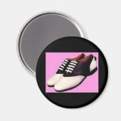 Magnet - Retro Fifties Sattelschuhe (Vorderseite/Rückseite)