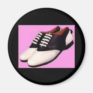 Magnet - Retro Jahr-Sattel-Schuhe