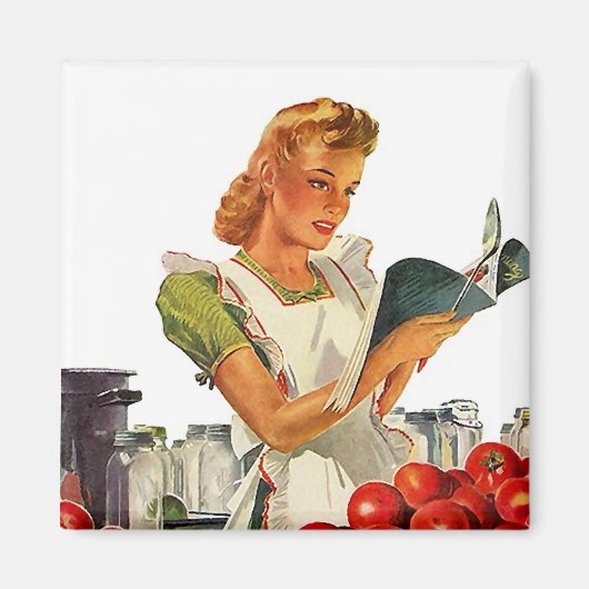 Magnet ~ RETRO KITCHEN Zuhause Canning (Vorne)