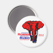 Magnet Romney Rubio 2012 (Vorderseite/Rückseite)
