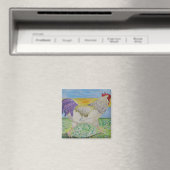 Magnet - Rooster/Hühnerart - Auf dem Weg (In Situ (Geschirrspüler))