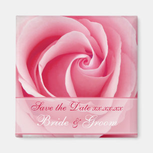 Magnet rosa Damen-Rose Save the Date