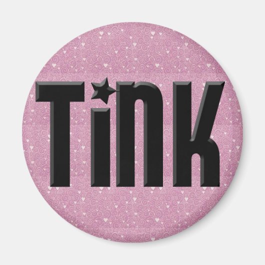 Magnet - rosa Herzen (Vorne)