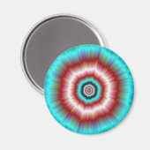 Magnet Rot und Blau Explosion Doughnut (Vorderseite/Rückseite)