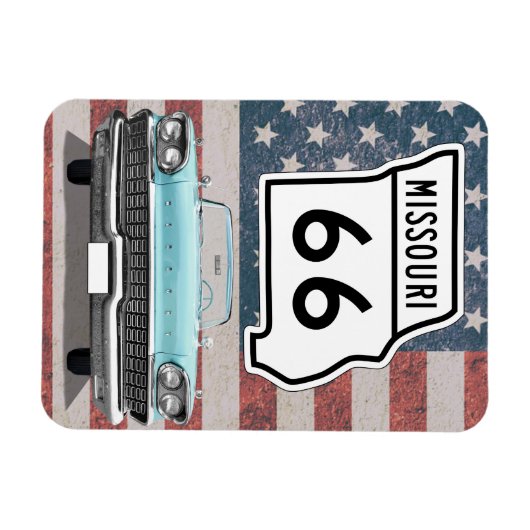 Magnet-Route 66 Magnet (Horizontal)