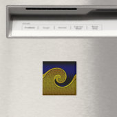 Magnet Royal Navy Blue Swirl Gold, Matching Set (In Situ (Geschirrspüler))