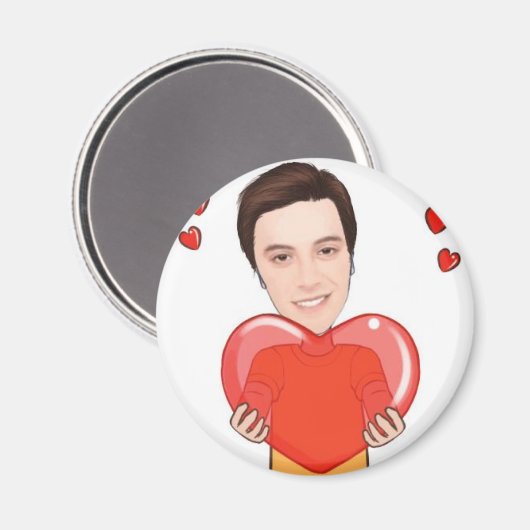 Magnet - rund (Vorderseite/Rückseite)