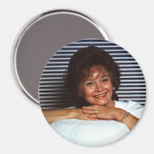 Magnet, rundes Foto Magnet (Vorderseite/Rückseite)