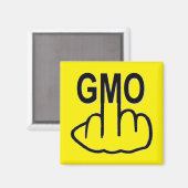 Magnet sagt nein zu GVO (Vorderseite/Rückseite)