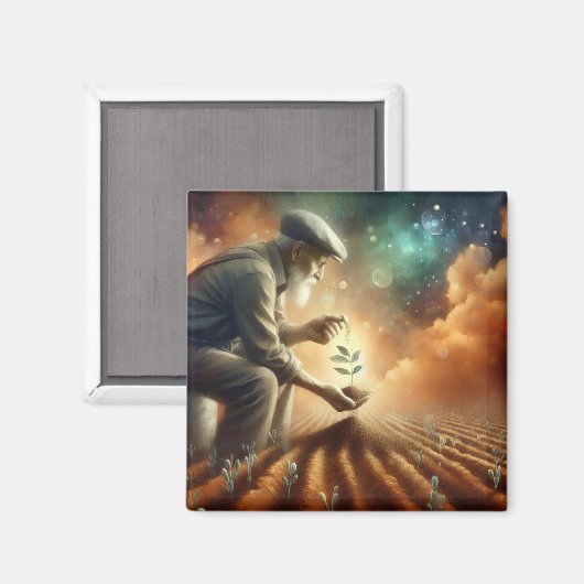 Magnet "Samen der Erneuerung" Kühlschrank (Vorderseite/Rückseite)