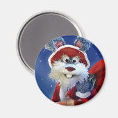 Magnet Santa Rabbit (Vorderseite/Rückseite)