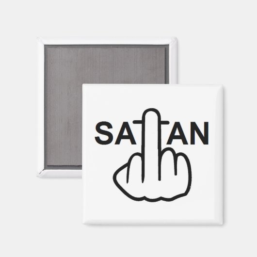 Magnet Satan Drehe (Vorderseite/Rückseite)