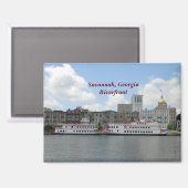 Magnet Savannah Georgia (Vorderseite/Rückseite)