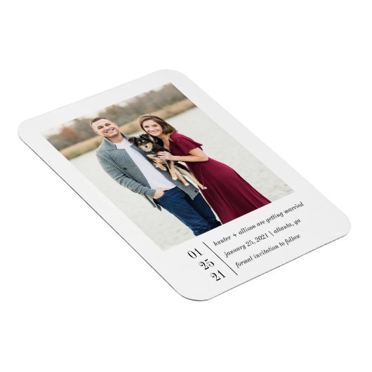 Magnet Save the Date (Rechte Seite)