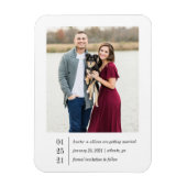 Magnet Save the Date (Vertikal)