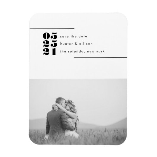 Magnet Save the Date (Vertikal)