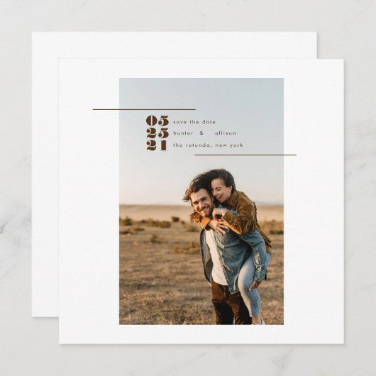 Magnet Save the Date (Vorne/Hinten)