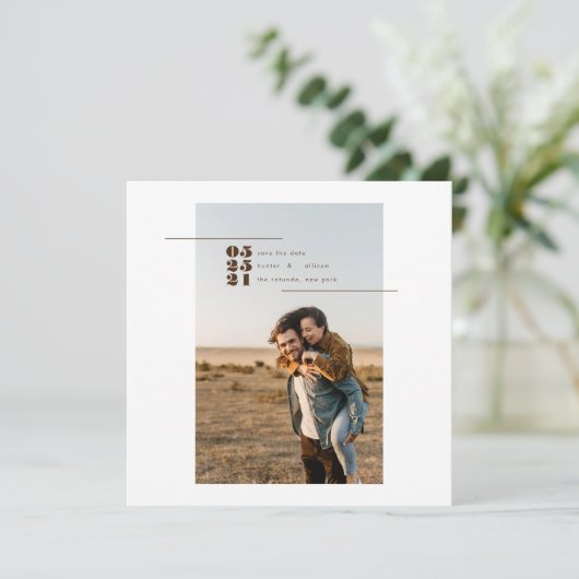 Magnet Save the Date (Stehend Vorderseite)