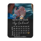 Magnet Save the Date Kalender (Vertikal)