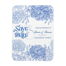 Magnet Save the Date. mediterraner Hochzeitsstil