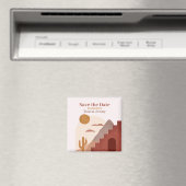 Magnet Save the Date - Terracotta by Ludilabel (In Situ (Geschirrspüler))