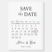 Magnet save the dates, Customizable Save the Date  (Vorderseite)