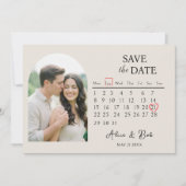 Magnet save the dates, Customizable Save the Date Einladung (Vorderseite)