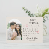 Magnet save the dates, Customizable Save the Date Einladung (Stehend Vorderseite)