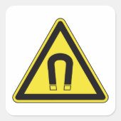 Magnet-Schilder Quadratischer Aufkleber (Vorderseite)