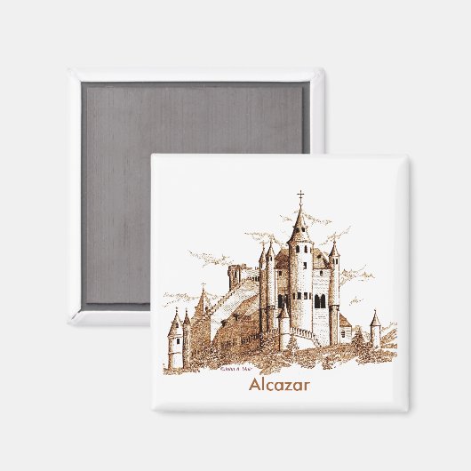 Magnet - Schloss und Titel (Vorderseite/Rückseite)