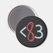 Magnet - Schwarz (Vorderseite/Rückseite)