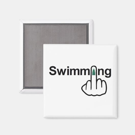 Magnet Schwimmen Gedreht (Vorderseite/Rückseite)