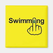 Magnet Schwimmen Gedreht (Vorne)