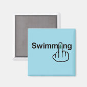 Magnet Schwimmen Gedreht (Vorderseite/Rückseite)