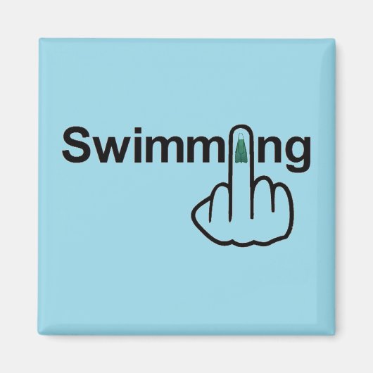Magnet Schwimmen Gedreht (Vorne)